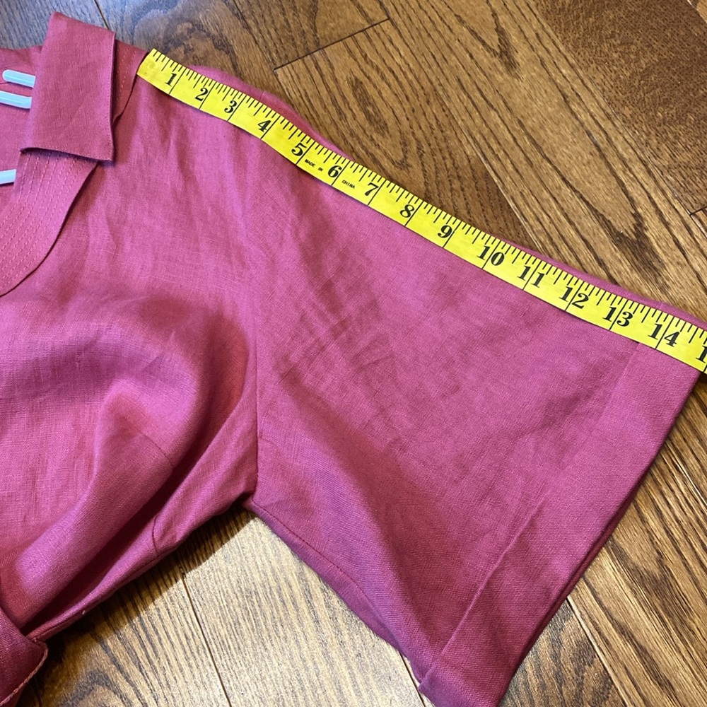 Casual Maxi Dress with Tie Waist - Dusty Rose - CAROL - Picture 10 of 13